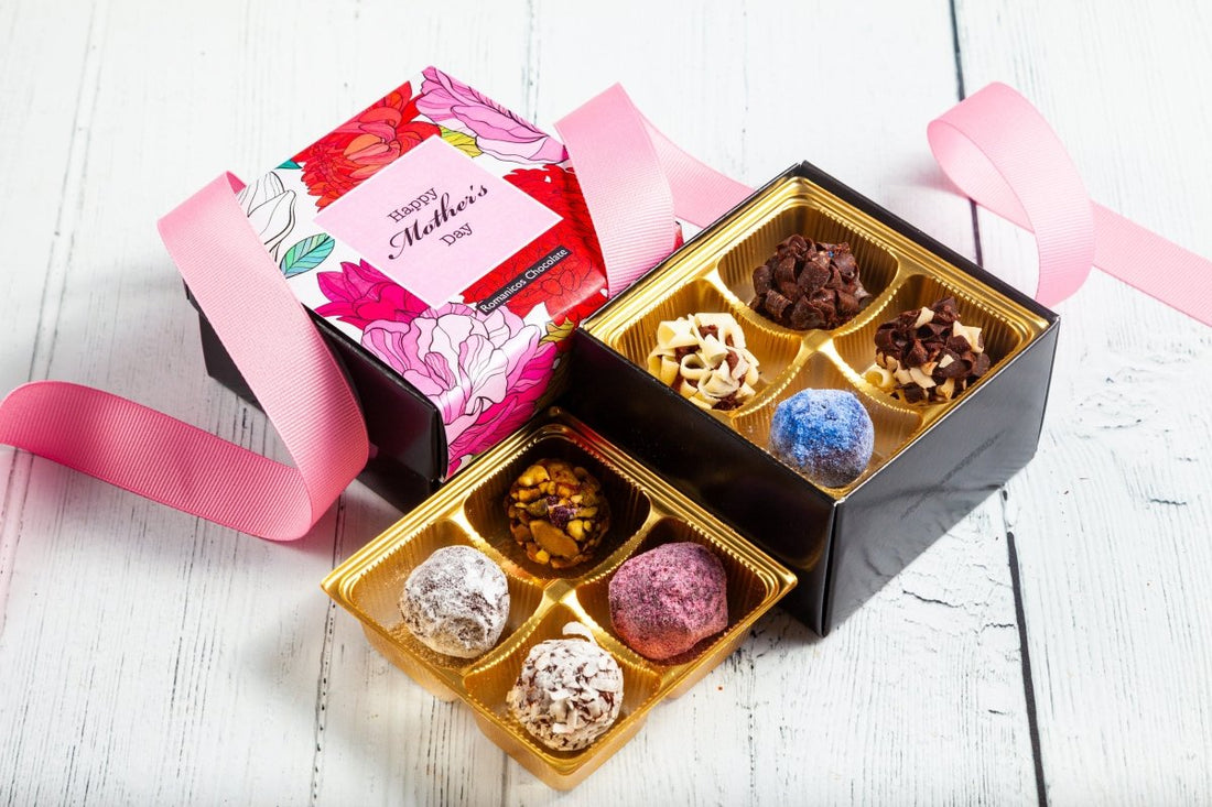 Mother's Day Piccolo Signature Truffles Box (8pcs) - Romanicos Chocolate