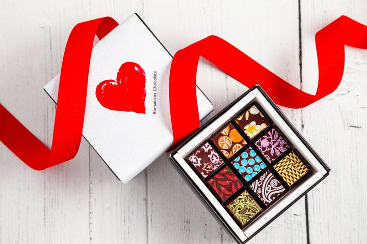 Piccolo Size Chocolate Art I Love You Box - Romanicos Chocolate