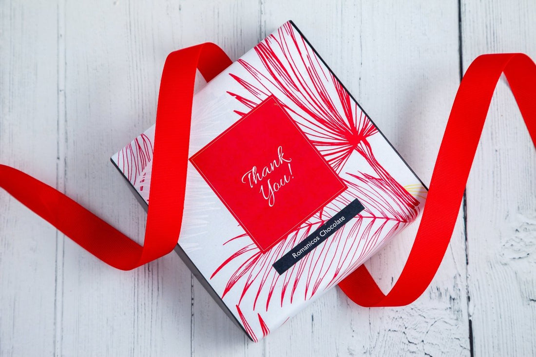 Thank You Double Queen Signature Truffle Box (32 Pieces) - Romanicos Chocolate