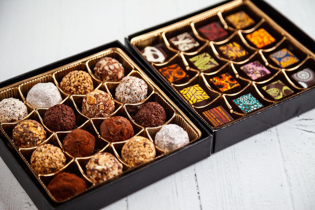 Mother's Day Queen Mix Box (32 Pcs: 16 Bonbons and 16 Truffles)