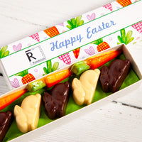 Easter Chocolate Bunnies and Carrots