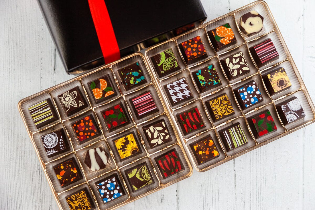 Queen Size Fine Chocolate Art Box – Romanicos Chocolate