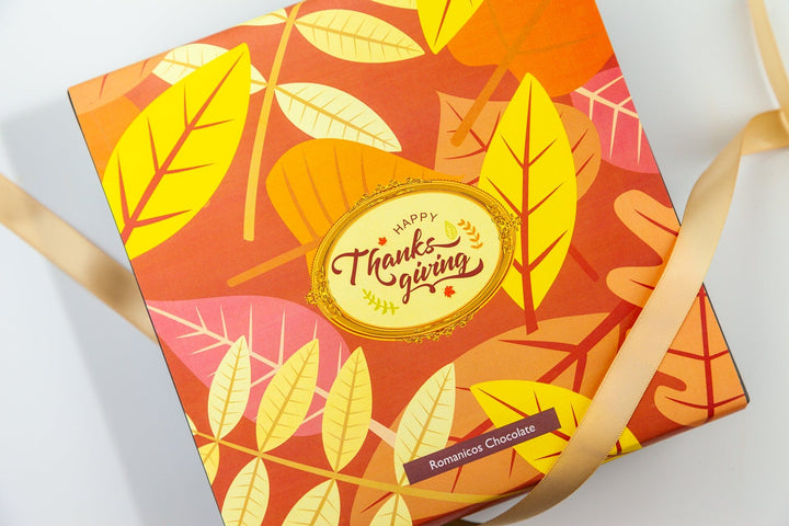 King Size Thanksgiving Chocolate Art Box Romanicos Chocolate 