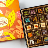 King Size Thanksgiving Chocolate Art Box Romanicos Chocolate 