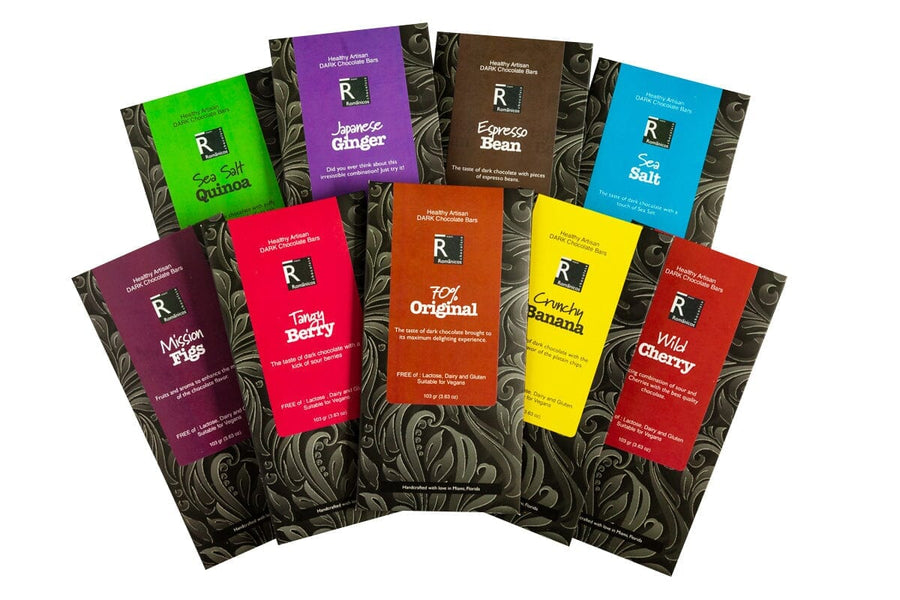 Artisanal Dark Chocolate Bar Custom Trio Bundle - Romanicos Chocolate