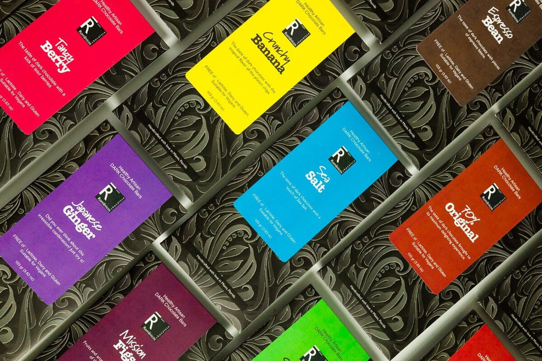 Artisanal Dark Chocolate Bar Custom Trio Bundle - Romanicos Chocolate