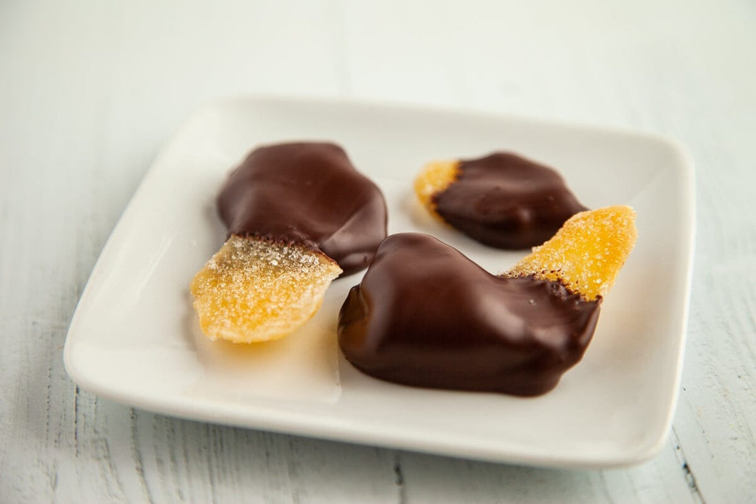 Candied Ginger Dipped in Dark Chocolate ShopRomanicos 