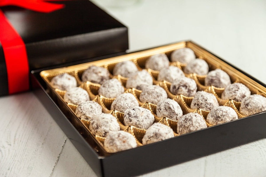 Champagne Royale Signature Truffle Box - Romanicos Chocolate