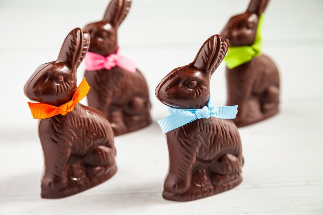 Classic Easter Chocolate Bunny - Romanicos Chocolate
