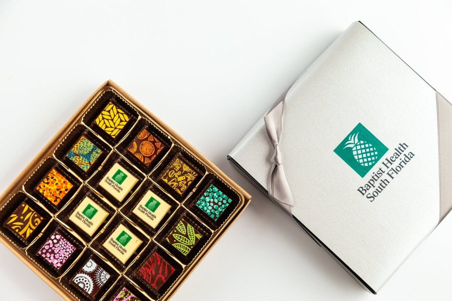 Corporate Double Queen Chocolate Art Box - Romanicos Chocolate