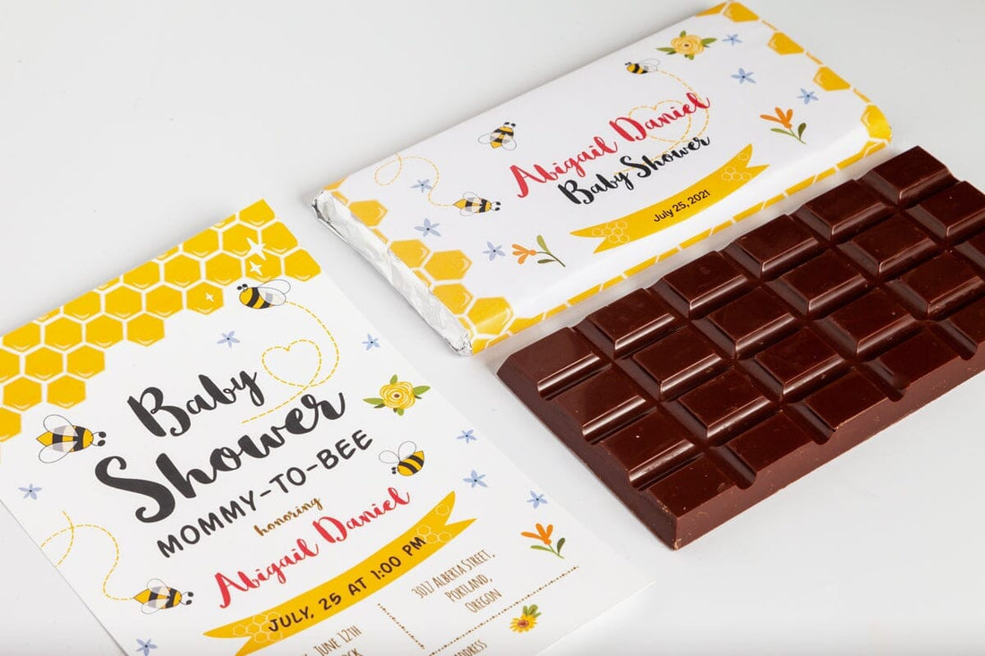 Custom Big Dark Chocolate Bar - Romanicos Chocolate