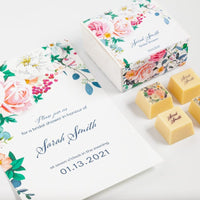 Custom Party Favor Chocolate Box [FOUR Pieces] - Romanicos Chocolate