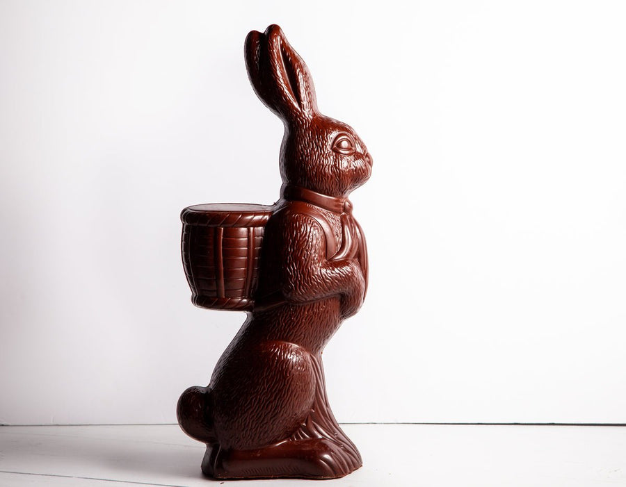 Dark Chocolate Maxi Easter Bunny (Miami Area Only) - Romanicos Chocolate