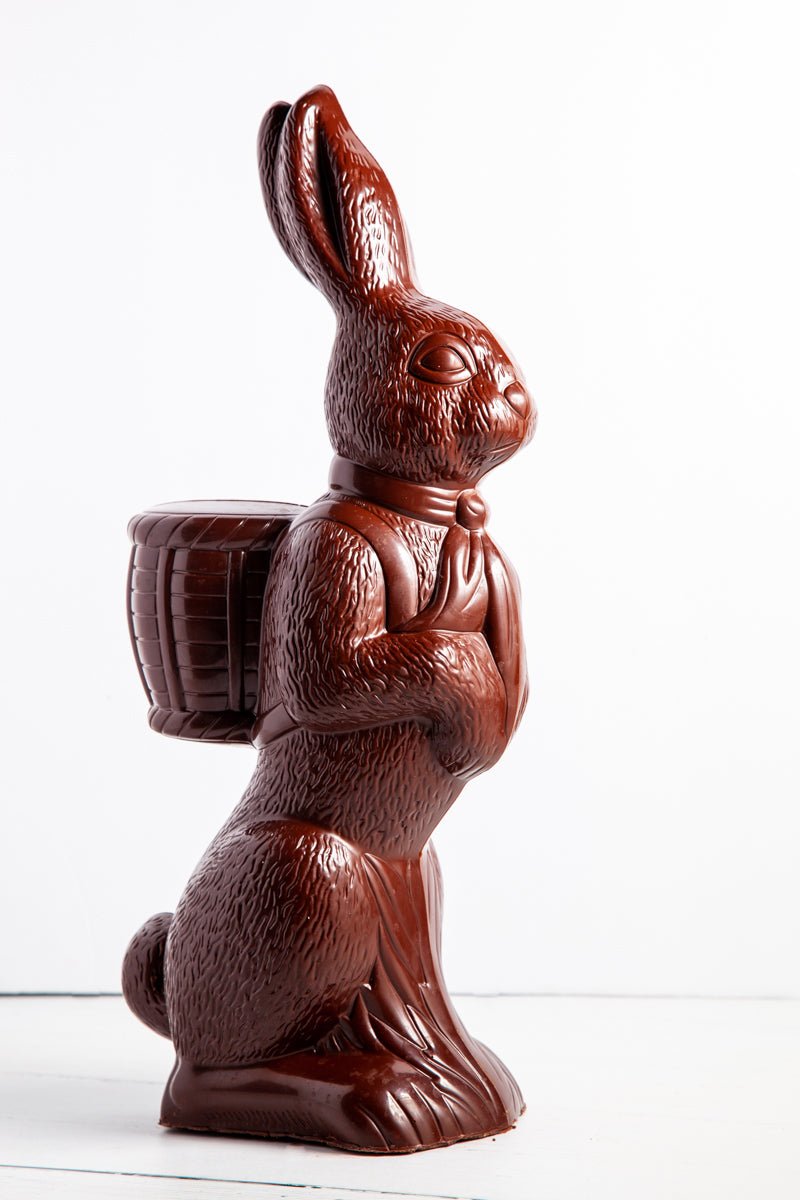Dark Chocolate Maxi Easter Bunny (Miami Area Only) - Romanicos Chocolate