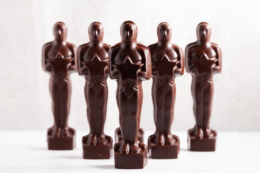 Dark Chocolate Oscar Award Statue (sold by the unit) - Romanicos Chocolate