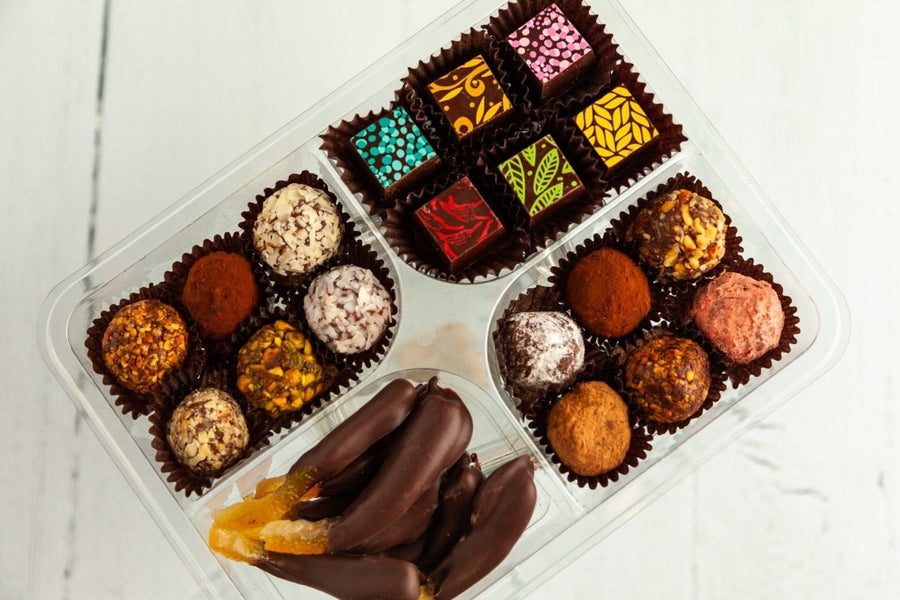 Dark Chocolate Party Tray - Romanicos Chocolate