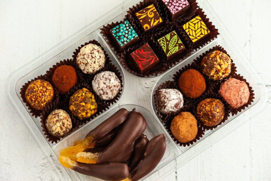 Dark Chocolate Party Tray - Romanicos Chocolate