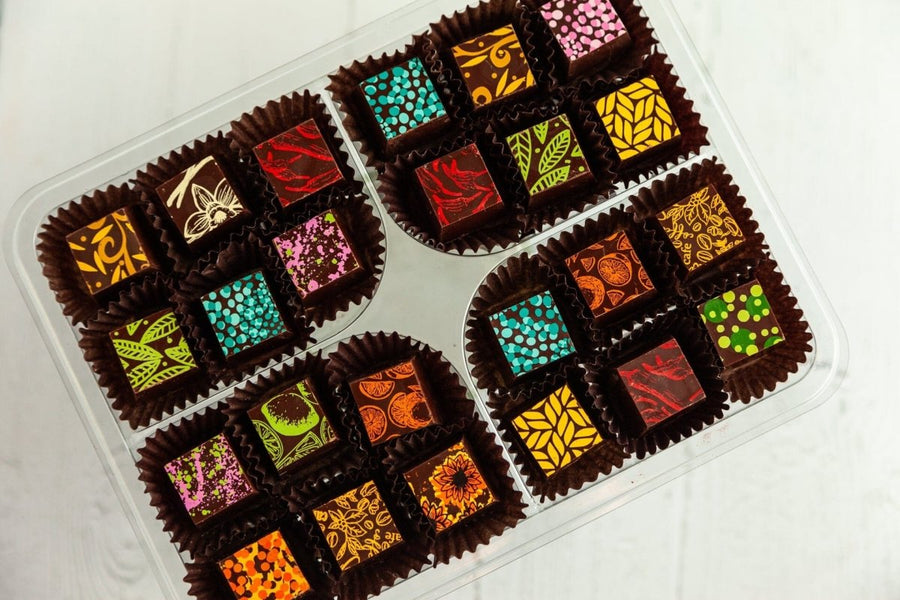 Dark Chocolate Party Tray - Romanicos Chocolate