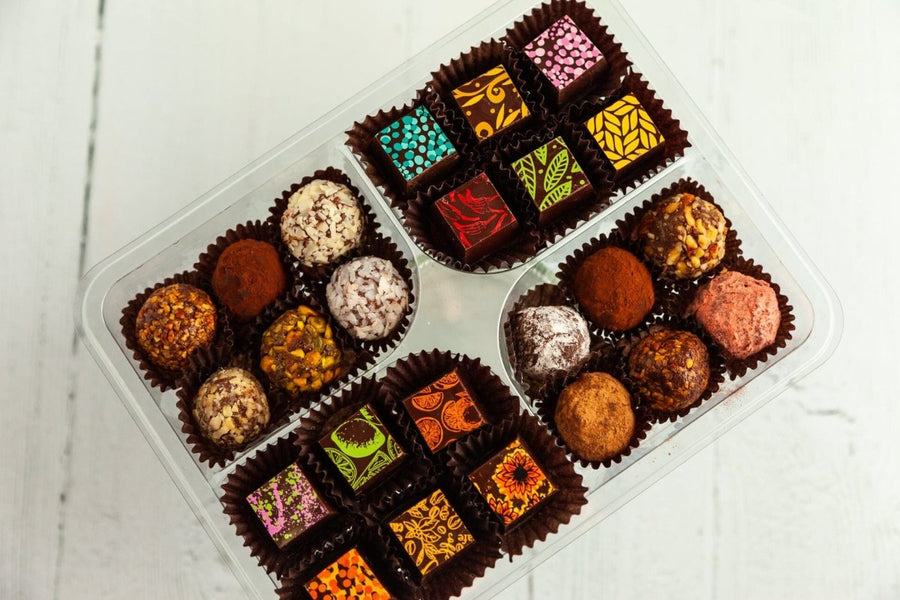 Dark Chocolate Party Tray - Romanicos Chocolate