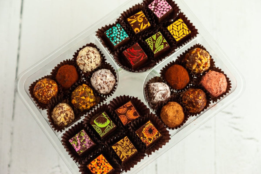Dark Chocolate Party Tray - Romanicos Chocolate