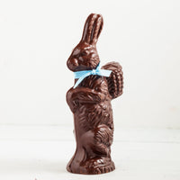 Large Vintage Chocolate Easter Bunny (Limited Edition) Romanicos Chocolate 9.5" Tall 