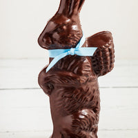 Large Vintage Chocolate Easter Bunny (Limited Edition) Romanicos Chocolate 15" Tall 