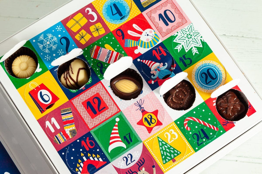 Gourmet Chocolate Advent Calendar 2022 ShopRomanicosChocolate 