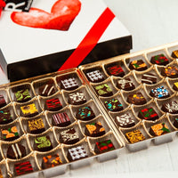 King Size I Love You Chocolate Art Box Romanicos Chocolate Yes! Chocolate Art 