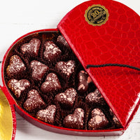 Luxury Champagne Heart Jewel Box ShopRomanicosChocolate 