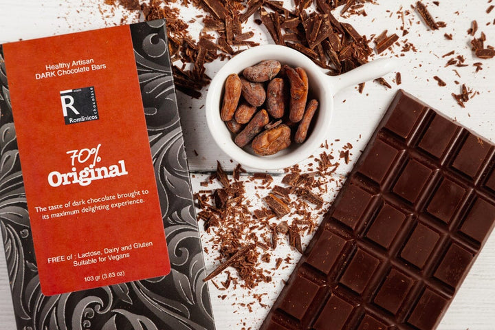 Original Dark Chocolate Bar - Romanicos Chocolate