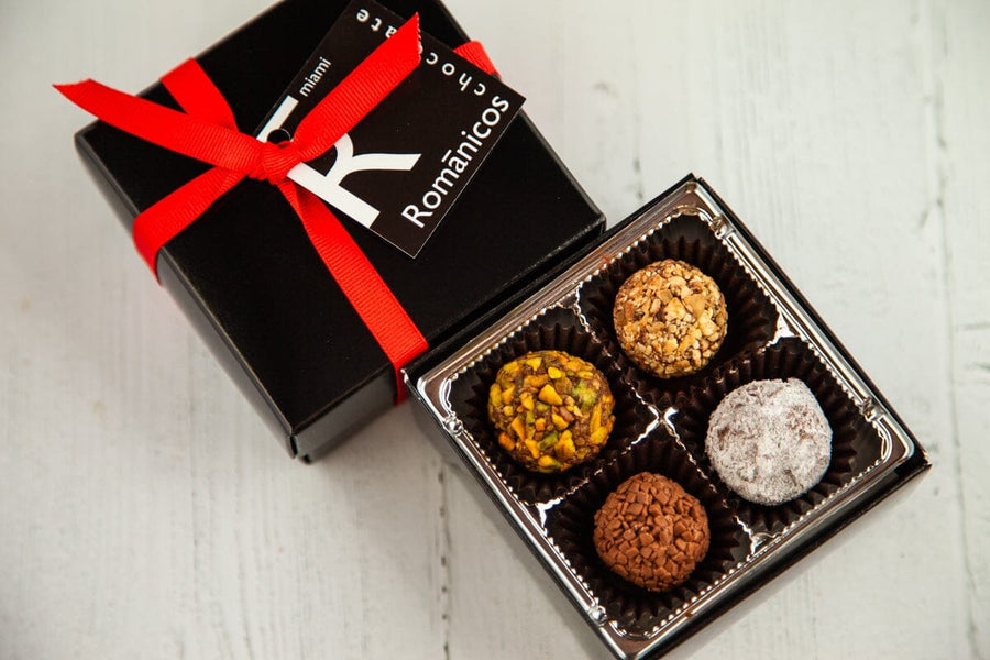 Piccolo Size Signature Truffles Box - Romanicos Chocolate