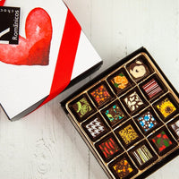 Queen Size I Love You Chocolate Art Box Romanicos Chocolate 