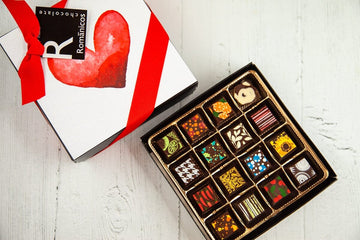 Queen Size I Love You Chocolate Art Box Romanicos Chocolate 