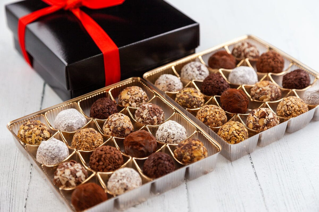Queen Size Signature Truffle Box - Romanicos Chocolate