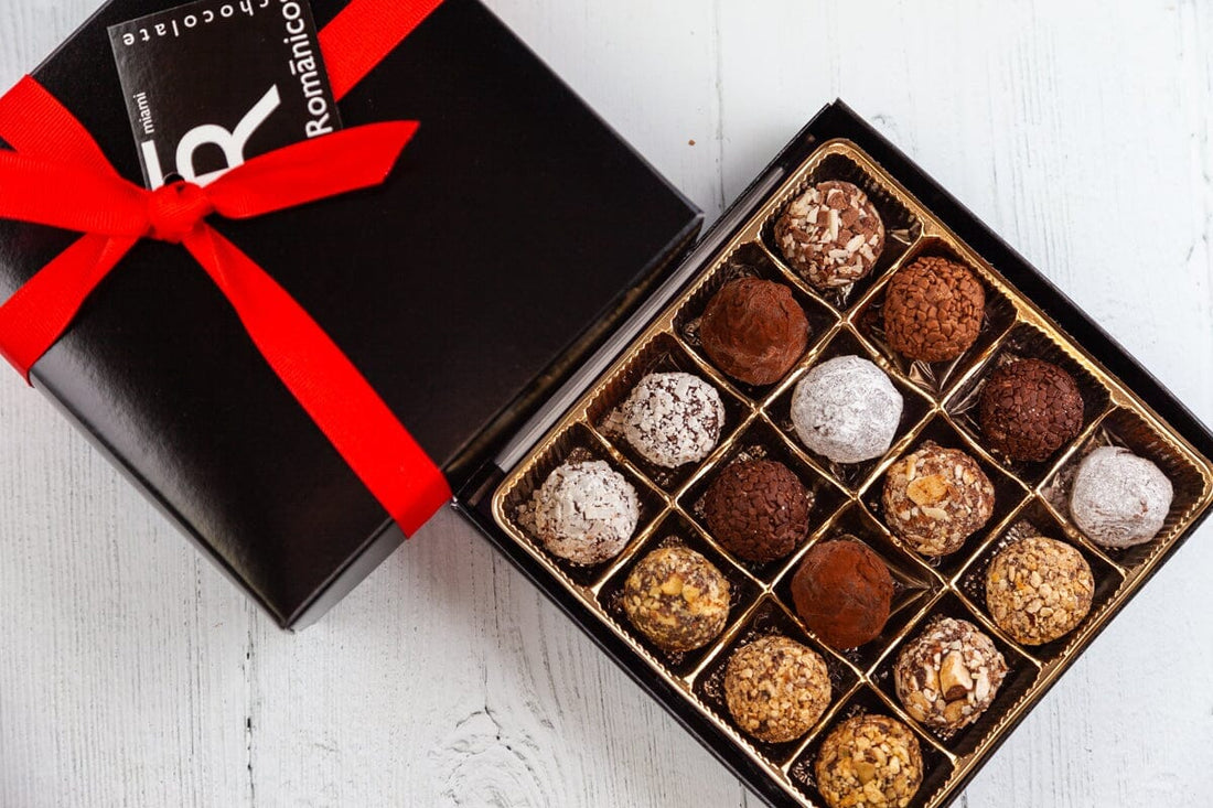 Queen Size Signature Truffle Box - Romanicos Chocolate