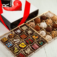 Queen Size Signature Truffles I Love You Box Romanicos Chocolate Yes! Chocolate Art 