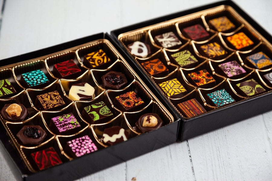 Teacher Thank You Queen Chocolate Art Box - Romanicos Chocolate